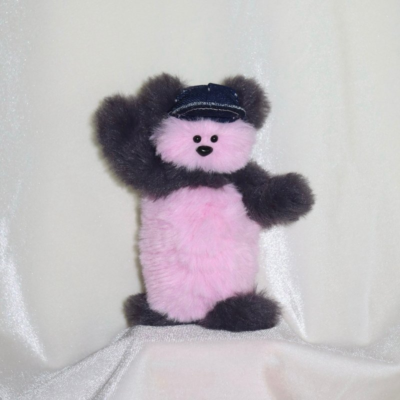 Don't move! A-B yo Bear keyring_pink - Keychains - Other Materials Pink