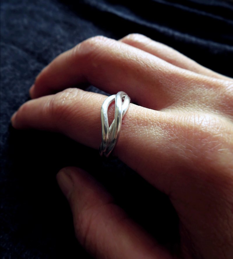 [Closer to] Silver Ring / Ring - แหวนคู่ - เงินแท้ สีเงิน
