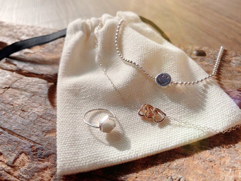 [Blessing Bag] 4% off EG Value Jewelry Set Pinkoi Exclusive Silver Jewelry 3-Piece Set - Necklaces - Sterling Silver Silver