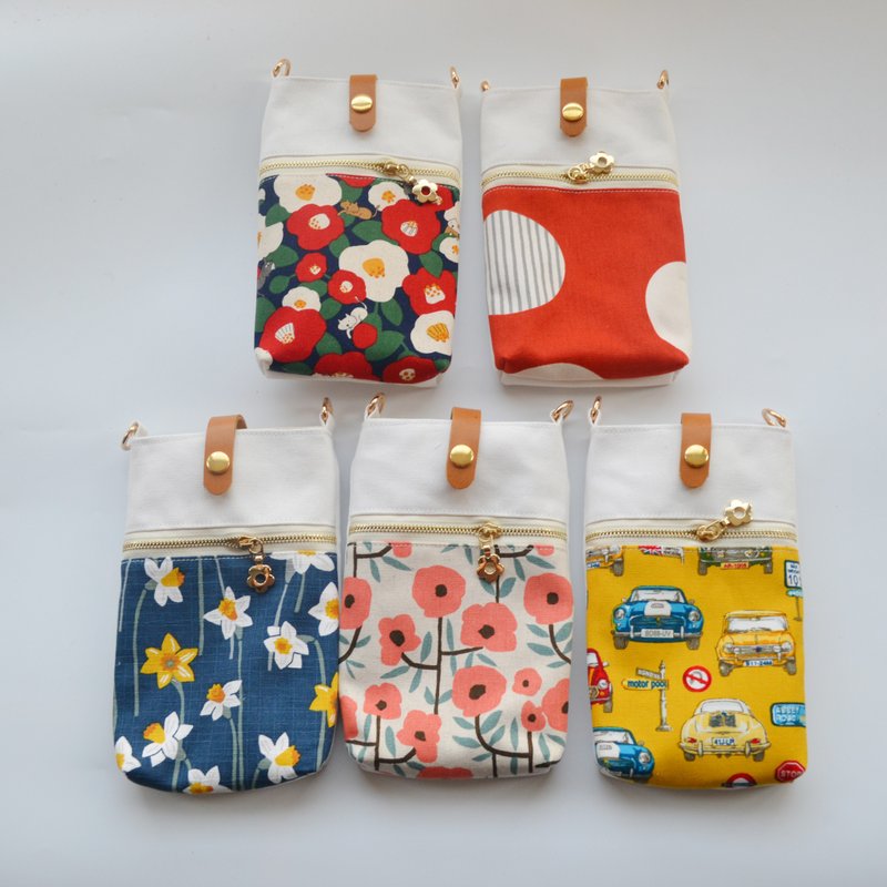 In Stock / One-of-a-Kind / Phone Bag / Crossbody Bag - Messenger Bags & Sling Bags - Cotton & Hemp 