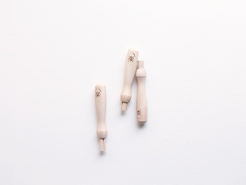 樂洋・羊毛氈專用基本工具-實木可收納特製單針握柄 - 玩偶/公仔 - 木頭 