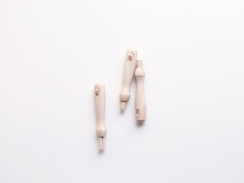 Leyang・wool felt special basic tool-solid wood can store special single-needle grip - Stuffed Dolls & Figurines - Wood 