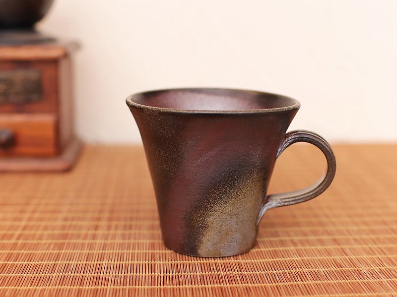 備前 コーヒーカップ(中)　c1-065 - 咖啡杯 - 陶 咖啡色