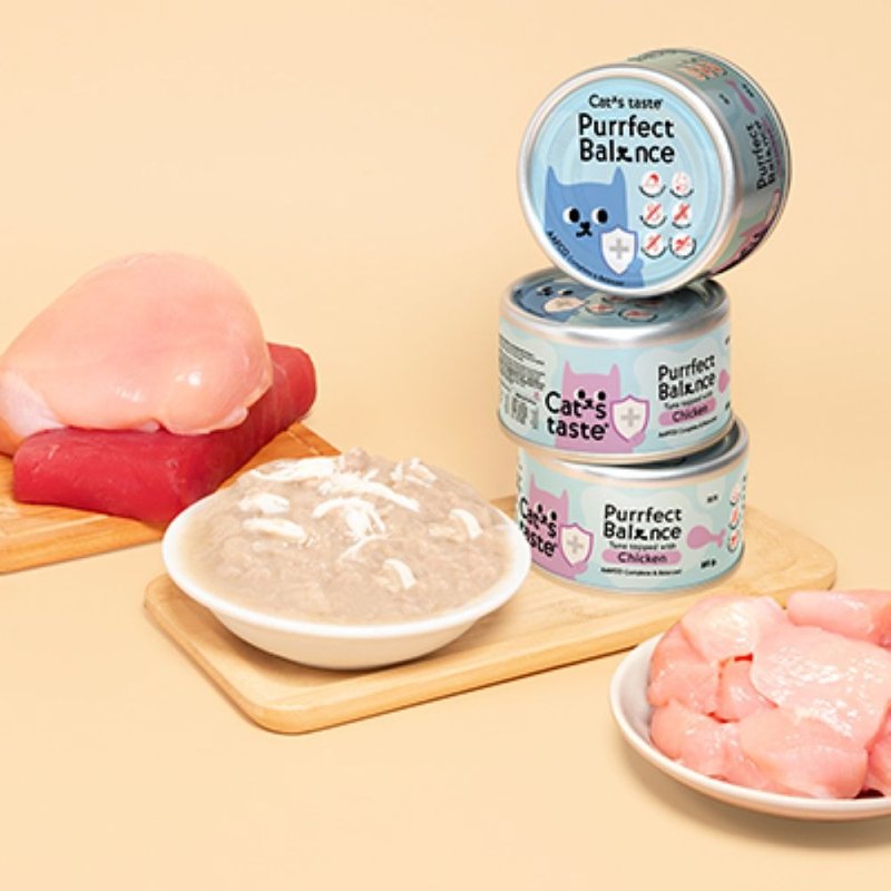 Cat's taste 貓可滋味完美貓鮪魚雞肉肉湯主食罐 - 貓/狗罐頭/鮮食 - 其他金屬 