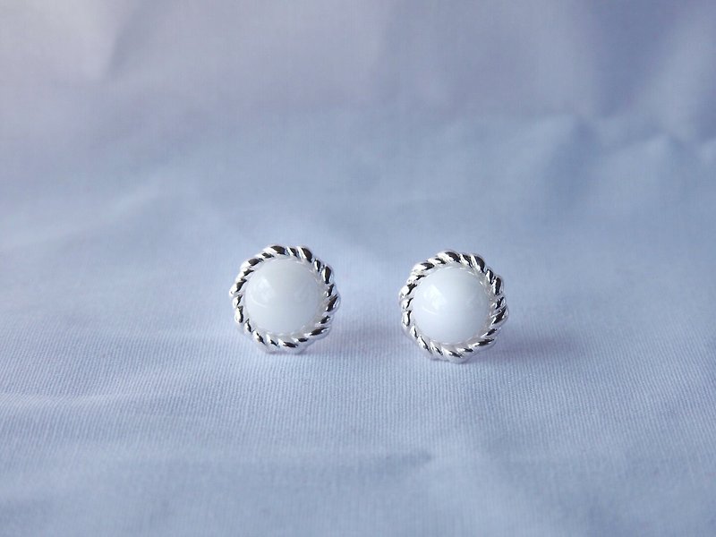 Audrey - 925 Sterling Silver - Earrings & Clip-ons - Sterling Silver Silver
