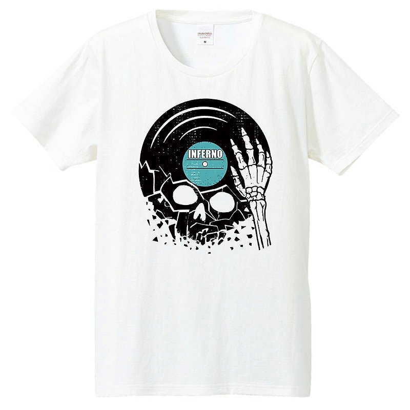 T-shirt / Unstable rotation - Tシャツ メンズ - コットン・麻 ホワイト