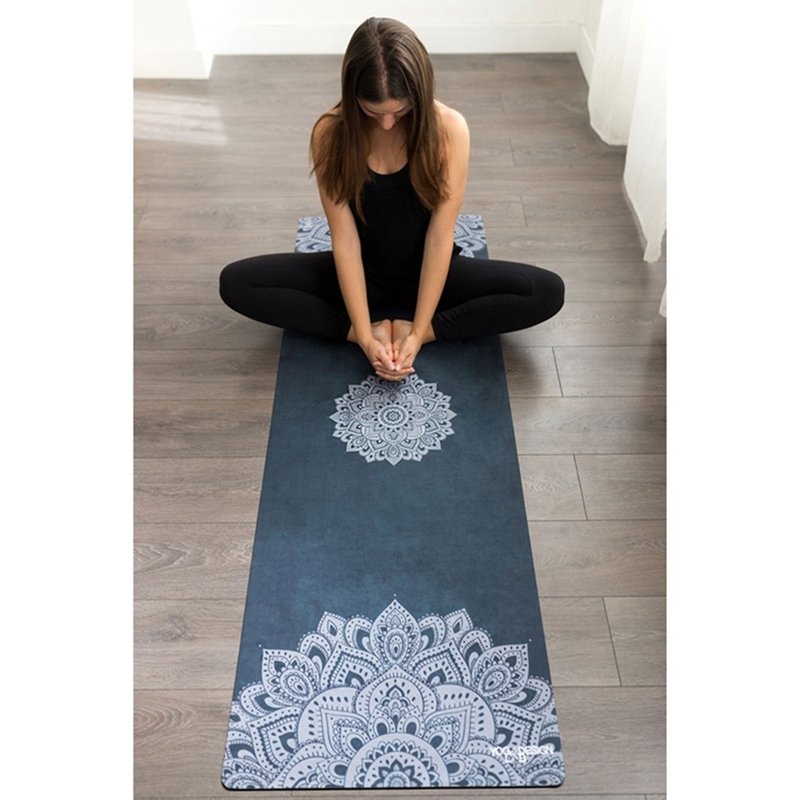 【Yoga Design Lab】Combo Mat 天然橡膠瑜珈墊3.5mm - Sapphire - 瑜珈墊 - 其他材質 藍色