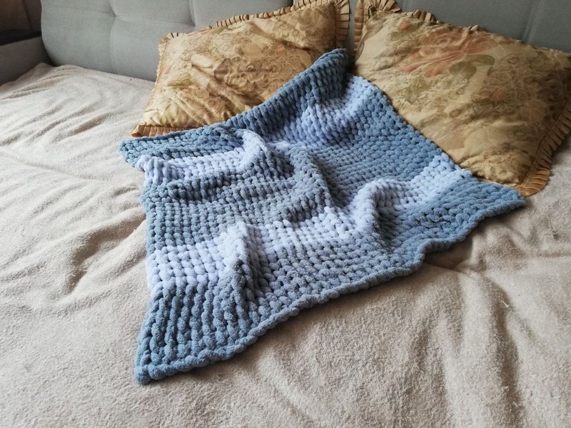 Baby boy blanket warm newborn throw expecting mom gift 被子 - 嬰兒床/床圍/寢具 - 聚酯纖維 灰色