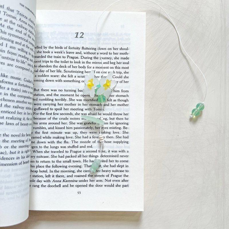 daffodil Bookmark Handcrafted reading essentials - 書籤 - 其他材質 黃色