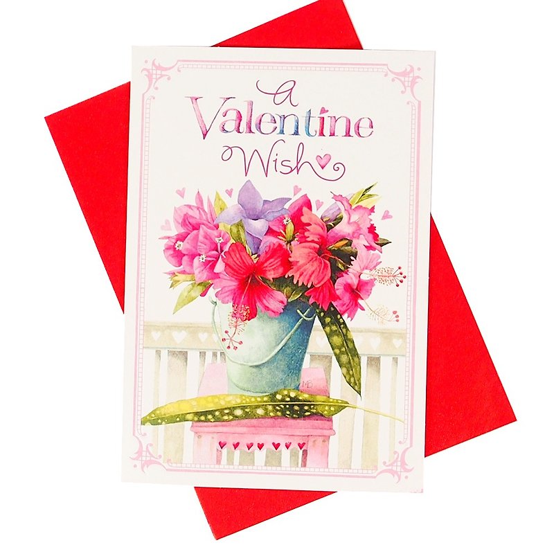 Valentine's Day blessing lover card [Hallmark- Card Valentine's Day series] - การ์ด/โปสการ์ด - กระดาษ ขาว