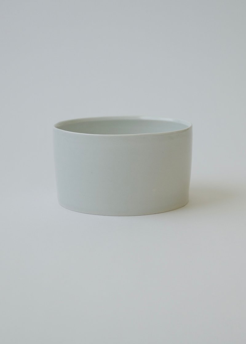 白瓷深缽 - 盤子/餐盤/盤架 - 瓷 白色