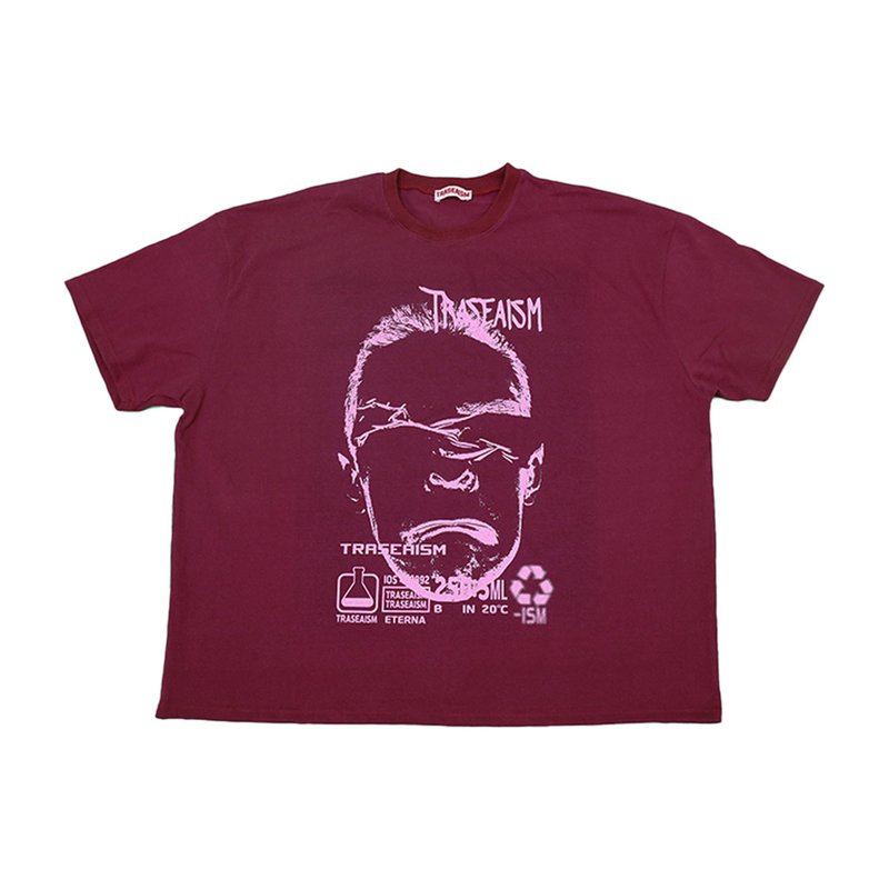 face t-shirt wine - Unisex Hoodies & T-Shirts - Cotton & Hemp Purple