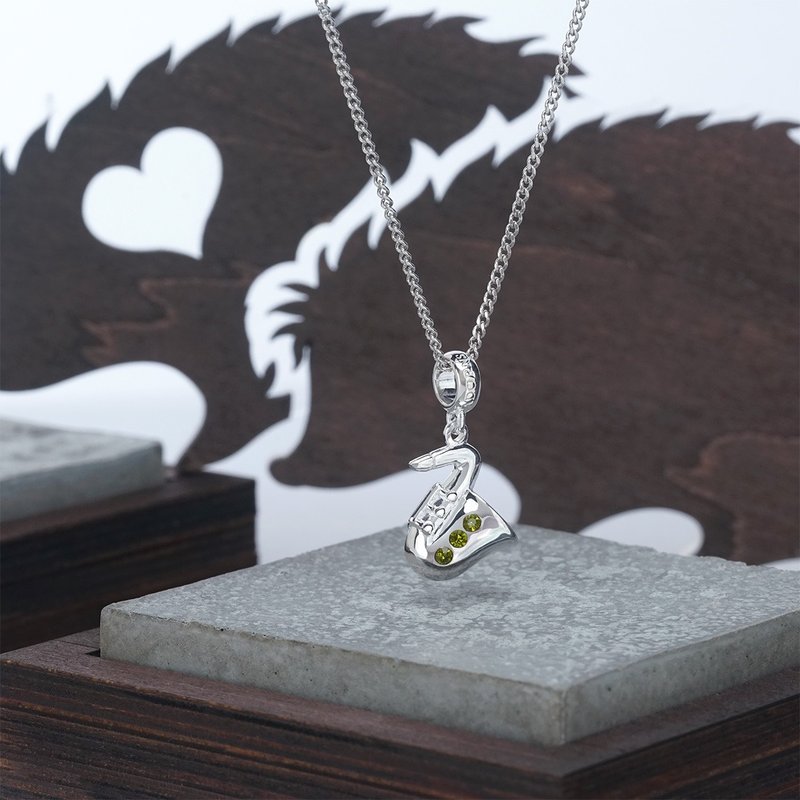 lian crystal rhinestone xAdorns 925純銀掛飾系列-色士風吊咀 - 吊飾/掛飾 - 純銀 銀色