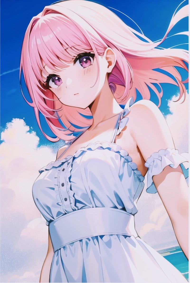 オリジナル人物ステッカー　No.273 - 貼紙 - 紙 
