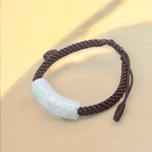 瓔珞珠寶盒 E.L.Jewelry Box 【萬事亨通】冰種翡翠路路通編織手鍊| 天然緬甸玉翡翠A貨 | 送禮