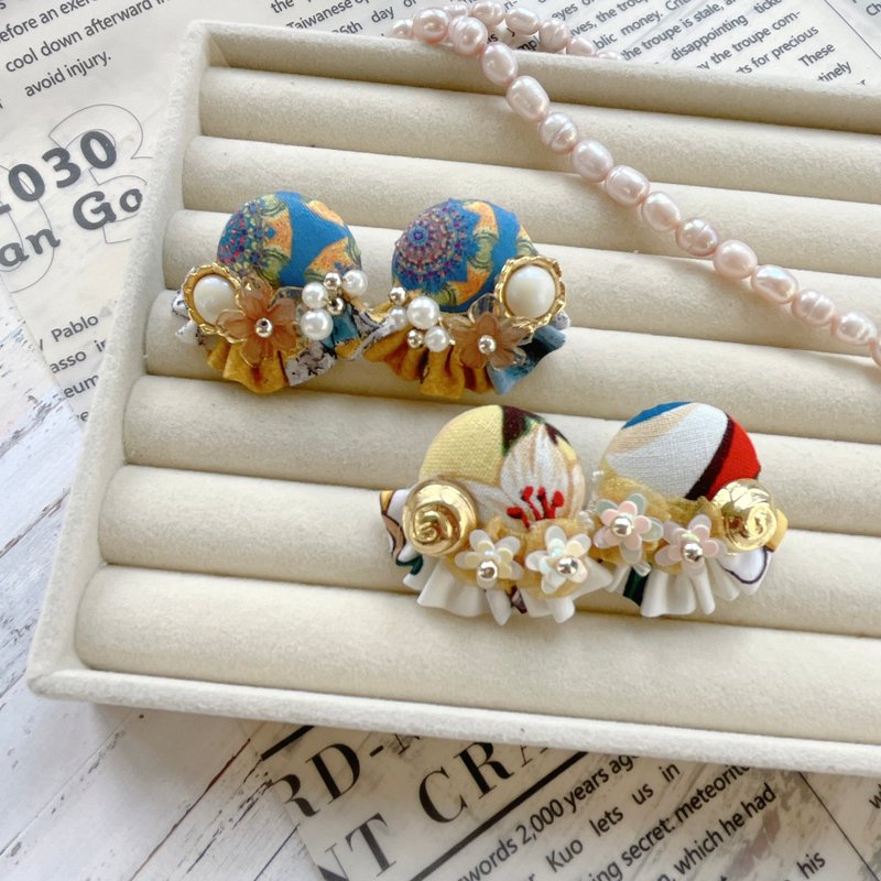 wow Handmade-帽子歐蕾  耳環 - 耳環/耳夾/耳骨夾 - 其他材質 