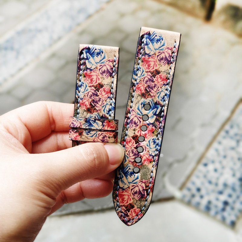 Apple Watch Band 38mm 42mm 40mm 44mm, HandStitched Handmade - 錶帶 - 真皮 多色