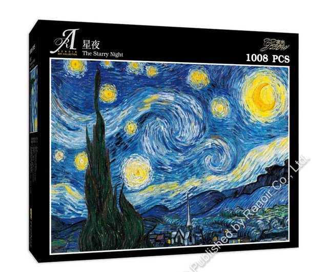 ルノワール ジグソーパズル 文化工房/星月夜/1008ピース