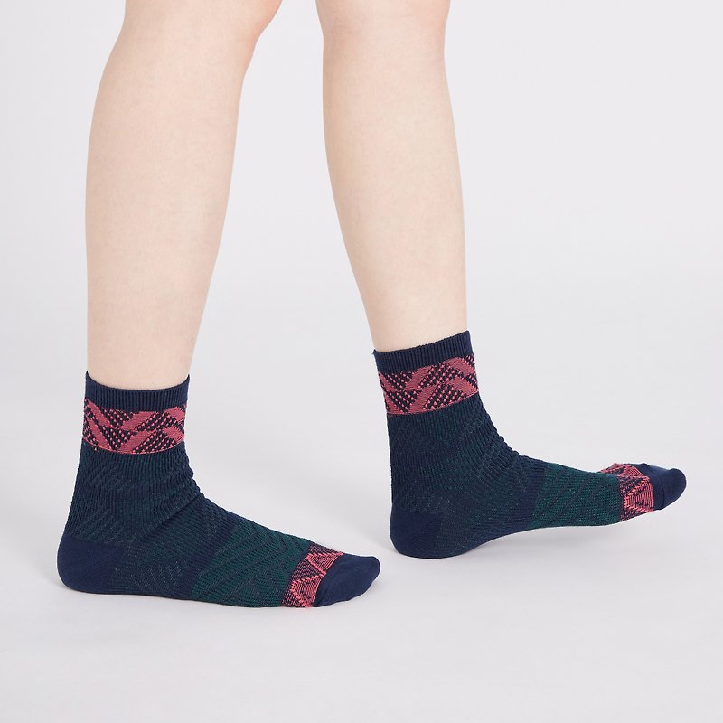 Lakalaka 3/4 socks - Socks - Cotton & Hemp Blue