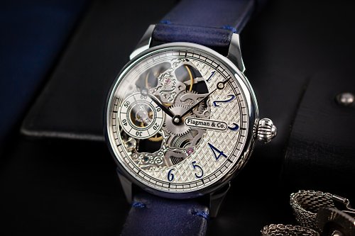 Flagman & Co. 蒸氣龐克手錶 , 手工手錶 , 婚姻觀 , 客製化手錶 , 鏤空腕錶 男