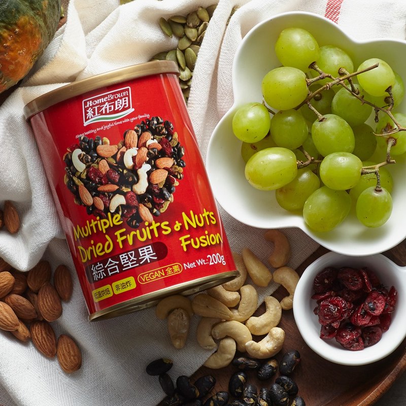 Multiple Dried Fruits & Nuts Fusion - Nuts - Fresh Ingredients Red