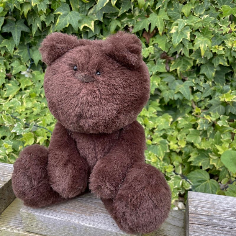 Dark Brown Bear/Rabbit - 寶寶/兒童玩具/玩偶 - 聚酯纖維 咖啡色