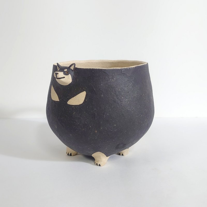 black chai cup - Cups - Pottery Black