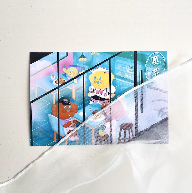 【Taste | Postcards】All hands on deck | Memories of Taiwan | Cultural Expo 2023 - Cards & Postcards - Paper White