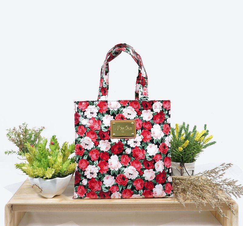Rose Story Waterproof Bag - Handbags & Totes - Waterproof Material Red