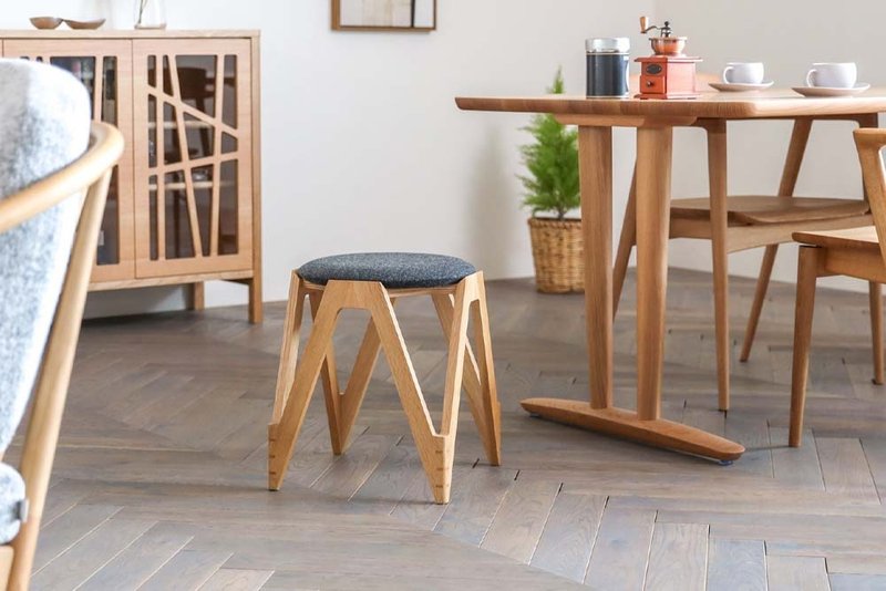 Daisetsu Mokko Kodama Stool - Chairs & Sofas - Wood Brown