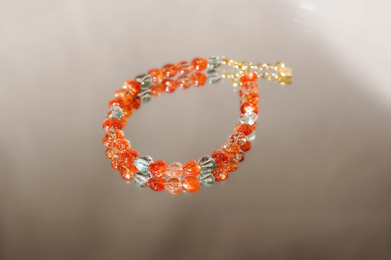 Love Gold Sun Vintage Bracelet - Bracelets - Crystal Multicolor