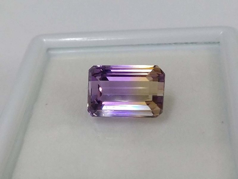 12 x 8 mm ฺNatural ametrine bicolor - 其他 - 半寶石 綠色
