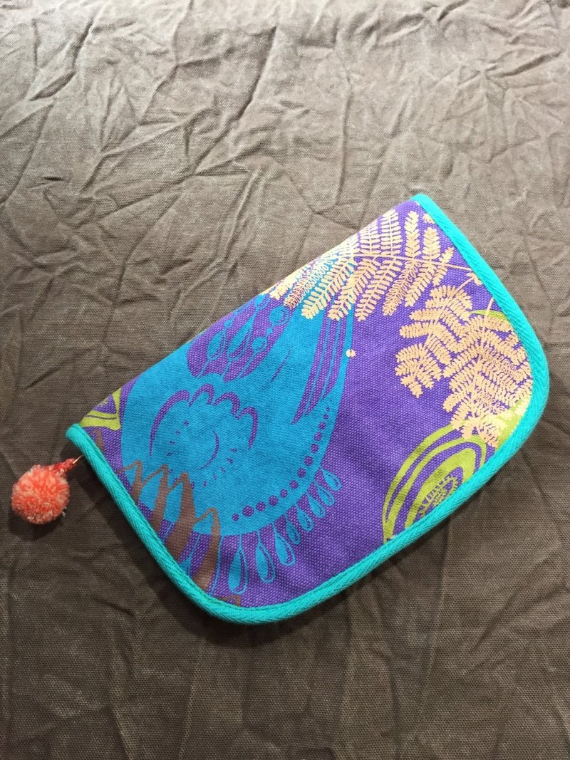 手工絹印多用途手拿錢包 - 其他 - 其他材質 多色