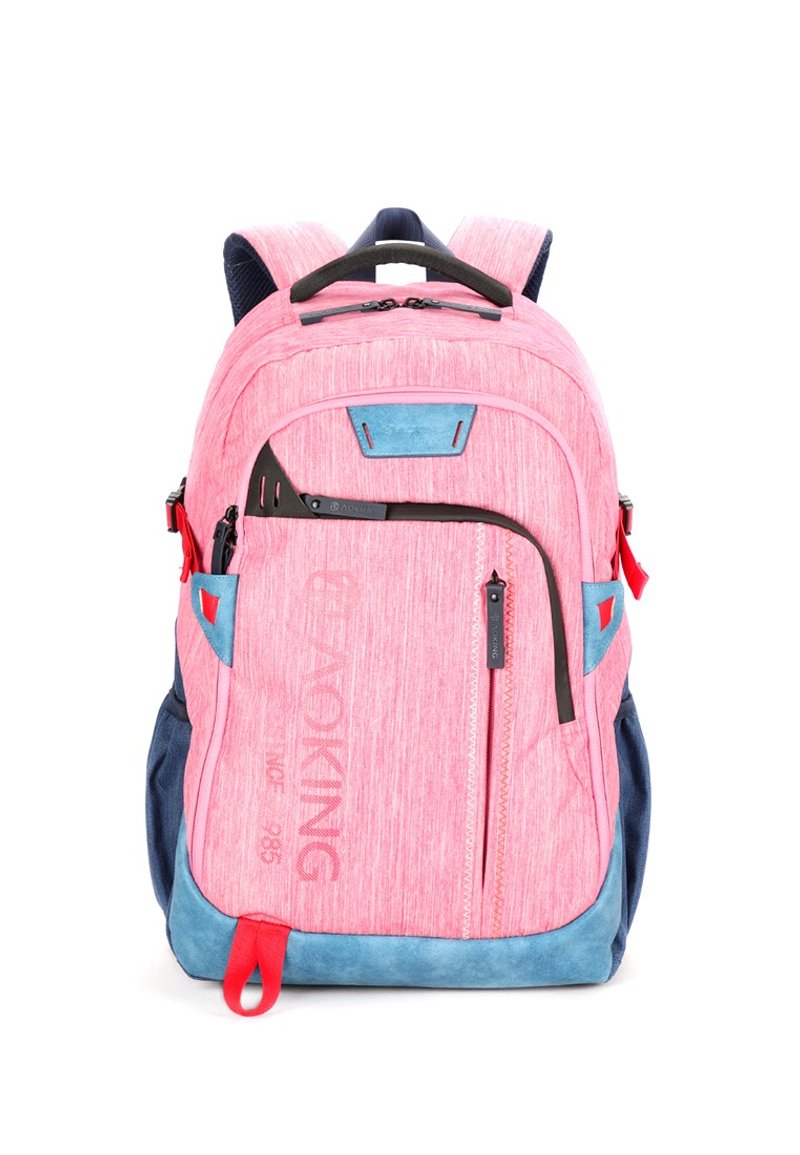 Ergonomic Backpack School Bag Lightweight Massage Shoulder Backpack SNX6077 Pink - Backpacks - Eco-Friendly Materials Pink