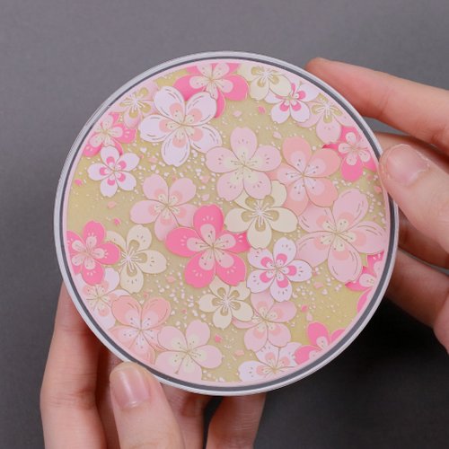 FingerART 指の藝 櫻花 - 浮雕畫 15W無線快速充電器 【情人節禮物】