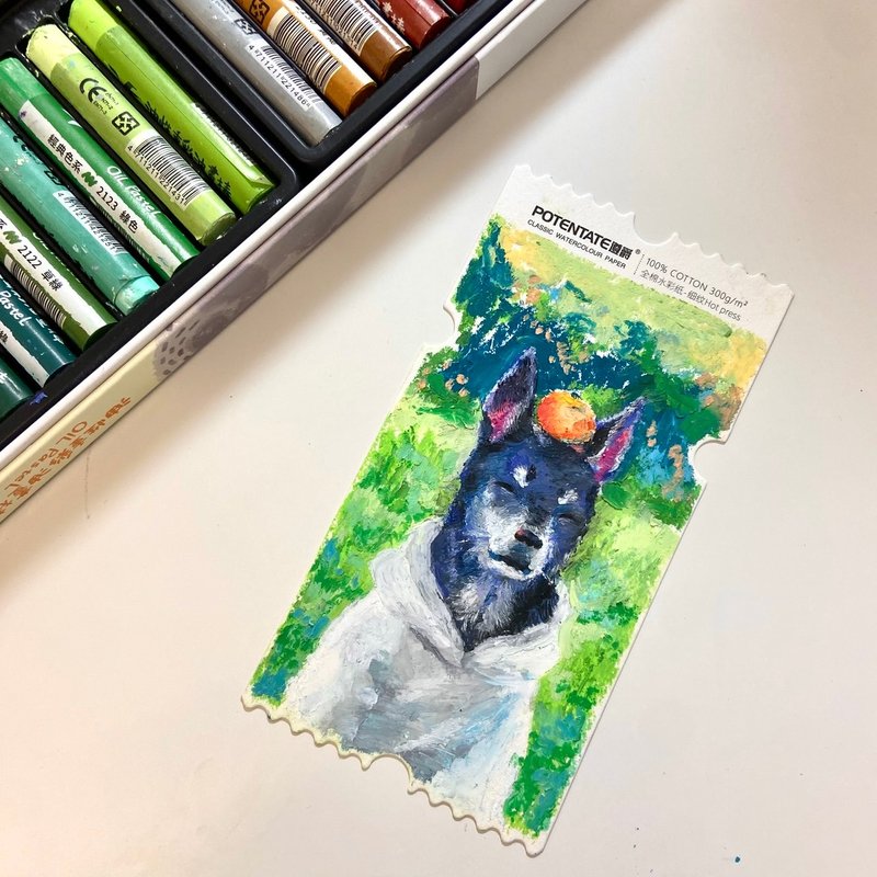 【票根風】客製化禮物似顏繪|手繪插畫|風格人像|聖誕節日交換 - 似顏繪/客製畫 - 紙 多色