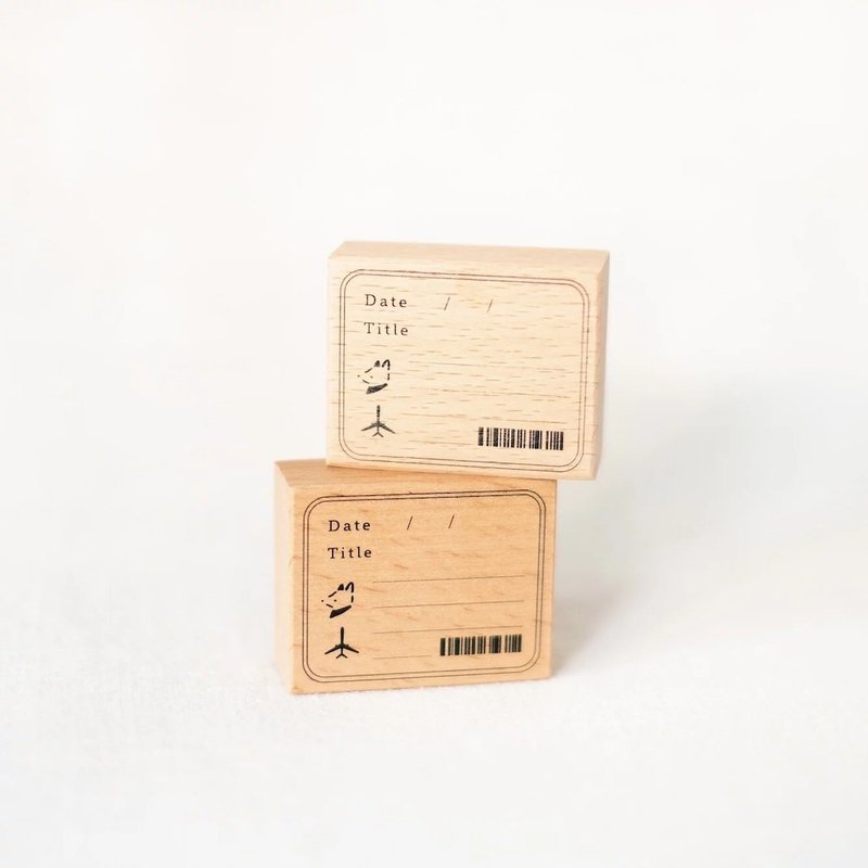 Fox Lucky Date Stamp Date | Single Stamp - Stamps & Stamp Pads - Wood 