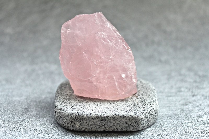 石結晶粉末はSHIZAI-プラント鉱石-ベースで - 置物 - クリスタル ピンク