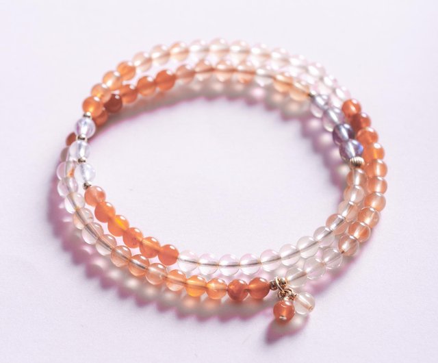 Cornucopiaレッドラビットヘアレッドヘアクリスタル