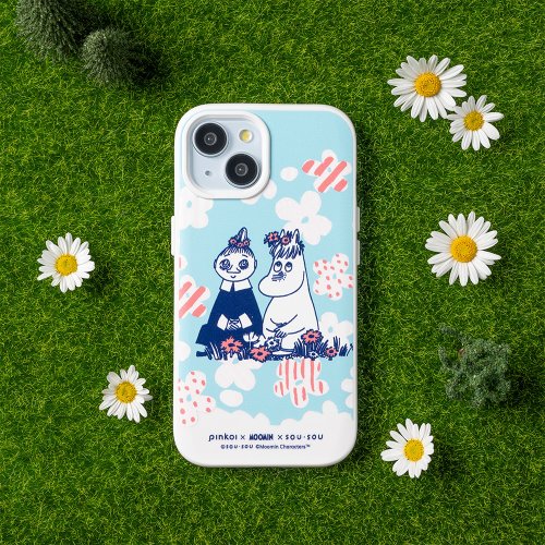 犀牛盾RHINOSHIELD 【Moomin x SOU・SOU】MagSafe相容防摔背蓋手機殼|歌妮美寶-綻放