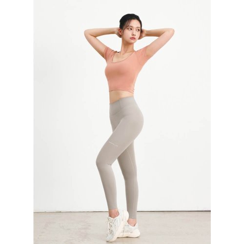 GRANDELINE】Side strap tummy control pants - Sage Green - PT799