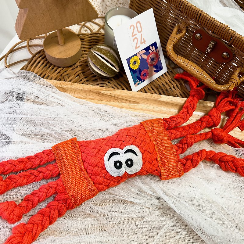 Pet toys_Crab - Pet Toys - Cotton & Hemp 