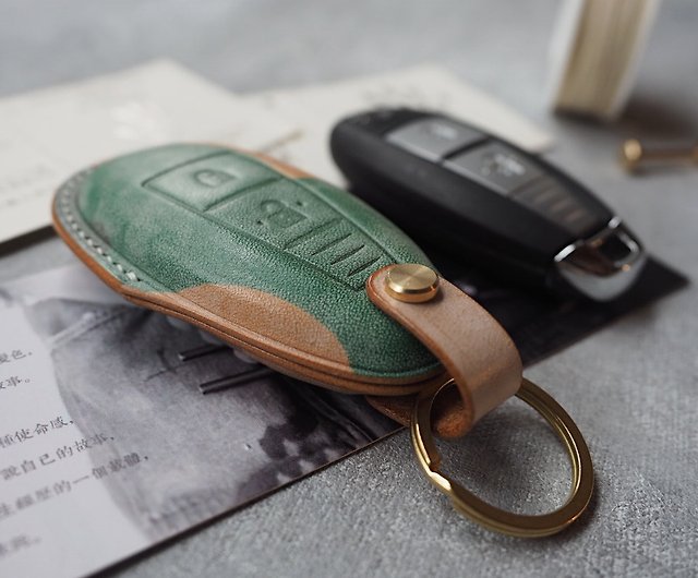 Personalized Leather Key Holder Pouch Full Grain Leather Car -  Norway