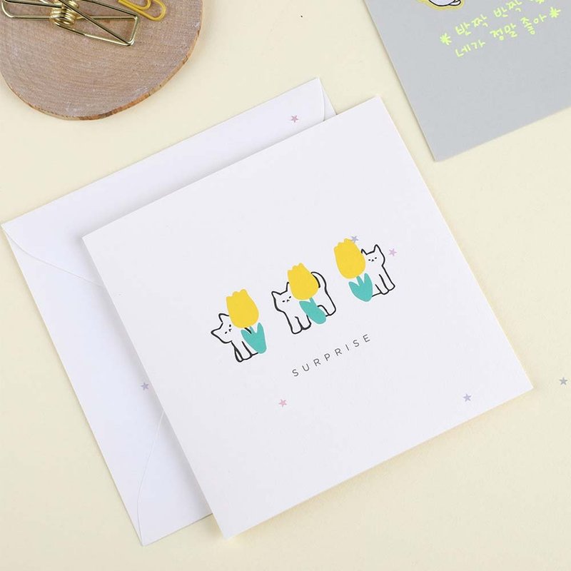 Somecats Card Surprise - Cards & Postcards - Paper White