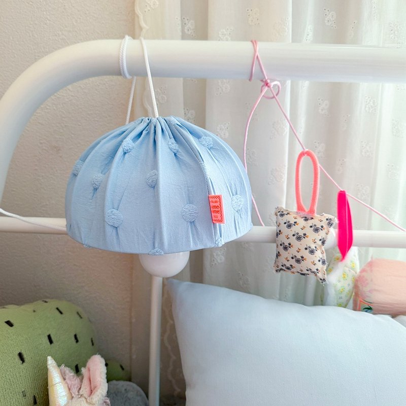 Petite Lamp (semi-circular shape) - Lighting - Cotton & Hemp Blue