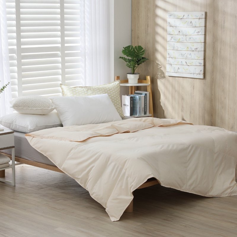 雙人/十月被/可機洗、免被套、蓋一整年的好被子-清新米 - 棉被/毛毯 - 羽絨 