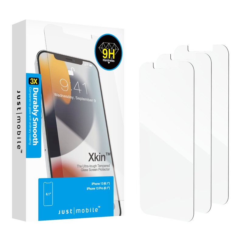 【3 Pack】Xkin Tempered Glass for iPhone 13/13 Pro (6.1 inch) - อุปกรณ์เสริมอื่น ๆ - แก้ว 