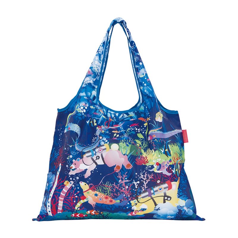 Prairie Dog Design Bag/Eco Bag/Shopping Bag/Handbag-Undersea Treasure Hunt - อื่นๆ - เส้นใยสังเคราะห์ หลากหลายสี