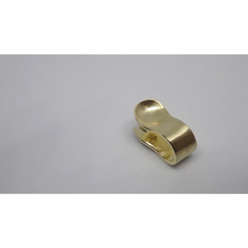 Brass Fork and Spoon Ear Cuff - 耳環/耳夾/耳骨夾 - 其他金屬 
