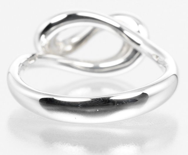 Tiffany & Co. シルバーウェーブリング　9号 日本直送】ティファニー TIFFANY&Co. オープンウェーブ 9号